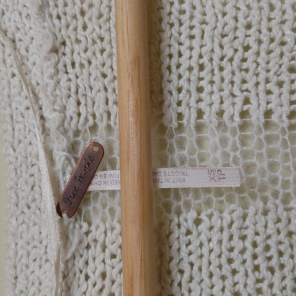 Free People Sweater XS White - Picture 2 of 7